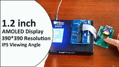 1.2 Inch Round AMOLED Display 390*390 MIPI Interface 24-Pin For Smart Wearables