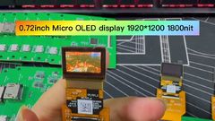 0.72inch #microdisplay #MicroOLEDdisplay 1920*1200 #FHD #augmentedreality OLED 2000nit HDMI Board