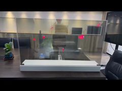 55 Inch OLED Transparent Screen See Through Oled Display Floor Standing L Model