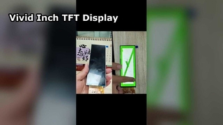  6.2-inch TFT LCD display boasts 452×1280 resolution and is fitted with AXS15260D interface  40-pin 